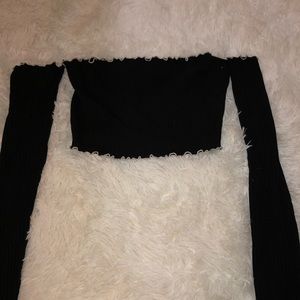 Forever 21 Long Sleeve Crop Top
